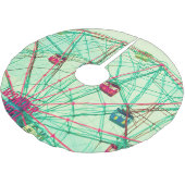 Retro Pop Zomercarnaval Kerstboom Rok (Gekanteld)