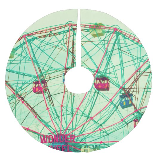 Retro Pop Zomercarnaval Kerstboom Rok (Voorkant)