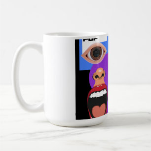Retro popart koffiemok