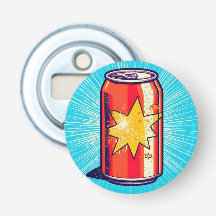 Retro popart thema flesopener