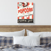 Retro Popcorn Canvas Afdruk (Insitu (Slaapkamer))