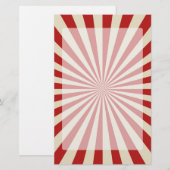 Retro  Popcorn Classic Spinning Wheel Decor Briefpapier (Voorkant / Achterkant)