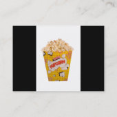 Retro Popcorn - kleur Visitekaartje (Achterkant)