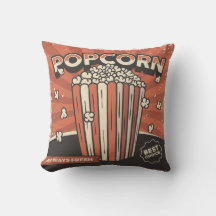 Retro  Popcorn Sierkussen