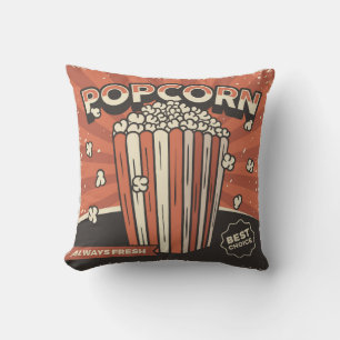 Retro Popcorn Sierkussen