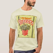 Retro Popcorn Sign T-Shirt (Voorkant)