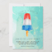 Retro Popsicle Baby shower Uitnodiging (Voorkant)