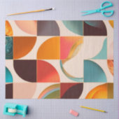 Retro Popular Abstract Squares Collectie Tissuepapier (Craft)