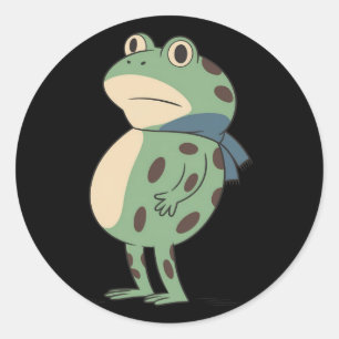 Retro Portland Kikker Protest Anti Fascisme Anti I Ronde Sticker