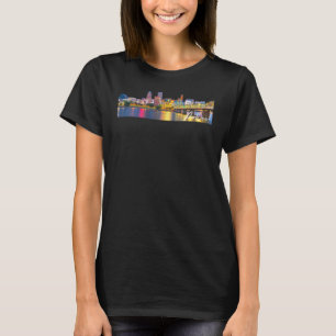 Retro Portland Oregon Pdx Photo Bridge T-shirt