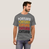Retro Portland T-shirt (Voorkant volledig)