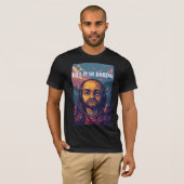 Retro Portret Typografie T-shirt (Voorkant volledig)