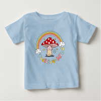 Retro Positieve paddenstoel Boho Hippie