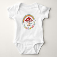 Retro Positieve Paddenstoel Boho Hippie 