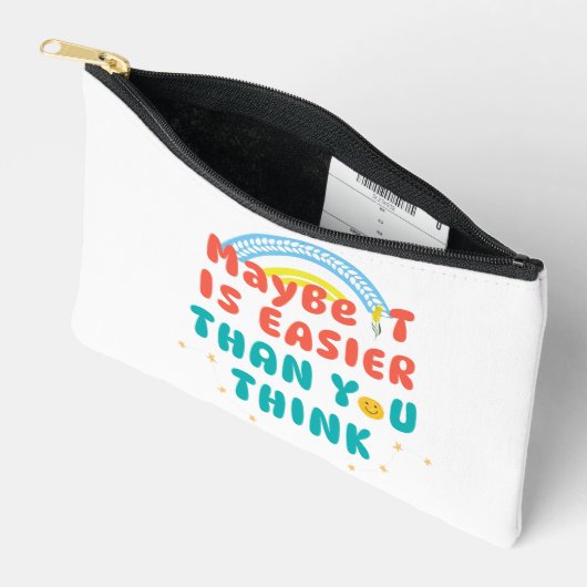 Retro Positieve Quote Etui (Open)