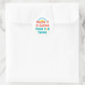 Retro Positieve Quote Sticker (Tas)