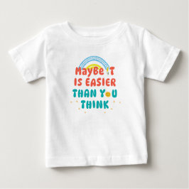 Retro Positieve Quote T-shirt