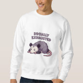 Retro Possum Recharge First Men’s Sweatshirt (Voorkant)