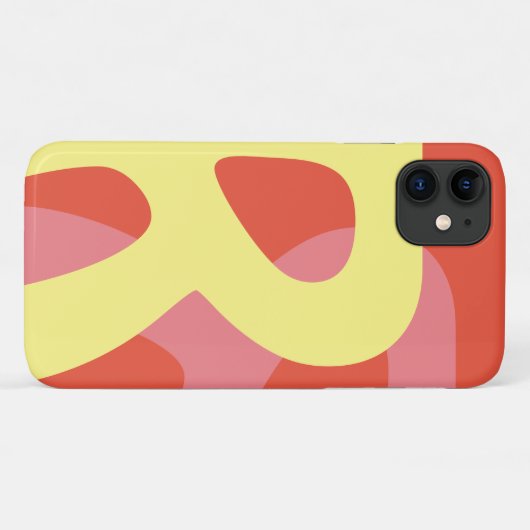 Retro poster letter Case-Mate iPhone case (Achterkant (horizontaal))