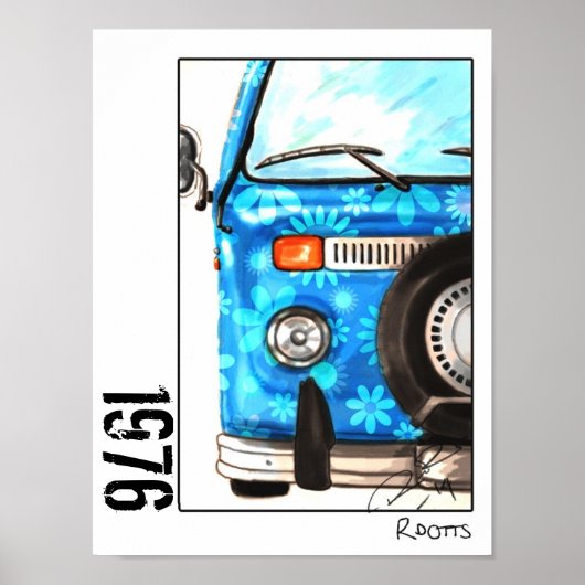 Retro-poster Poster (Voorkant)