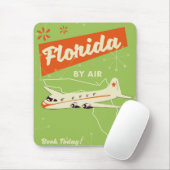 Retro poster van Florida State. Muismat (Met muis)