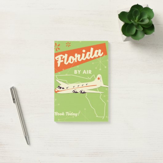 Retro poster van Florida State. Post-it® Notes (Kantoor)