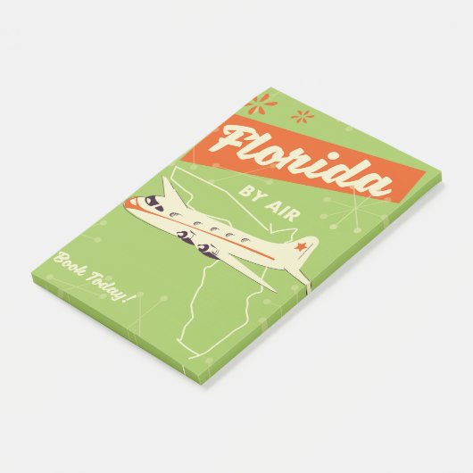 Retro poster van Florida State. Post-it® Notes (Schuin)
