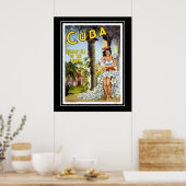 Retro Posters Reizen Bezoek Cuba Groot Formaat (Keuken)