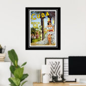 Retro Posters Reizen Bezoek Cuba Groot Formaat (Thuiskantoor)