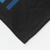 Retro posttraumatische stress PTSS-bewustwording Fleece Deken (Hoek)