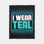 Retro posttraumatische stress PTSS-bewustwording Fleece Deken (Voorkant)