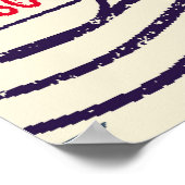 Retro postzegels,  collectie. poster (Hoek)