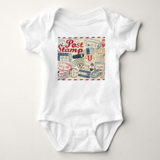 Retro postzegels,  collectie. romper (Voorkant)