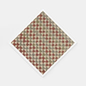 Retro Potholder Weave Patroon Servet (Hoek)