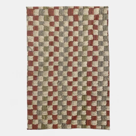 Retro Potholder Weave Theedoek (Verticaal)