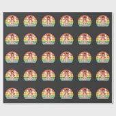 Retro Pottery Woman Ceramic Kiln Cadeaupapier (Vlak)