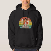 Retro Pottery Woman Ceramic Kiln Hoodie (Voorkant)