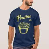 Retro Poutine - Canada - Montreal T-shirt (Voorkant)