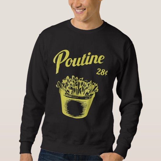Retro Poutine   Canada   Montreal Trui (Voorkant)