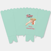 Retro Poutine een Ring erop! Montreal Bachelorette Bedankdoosjes (Ongevouwen)