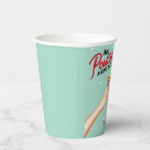 Retro Poutine een Ring erop! Montreal Bachelorette Papieren Bekers (Rechts)