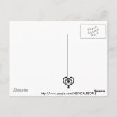 RETRO PRAKTISCHE VERBRANDING - HUMOR - LPN BRIEFKAART (Achterkant)