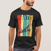 Retro Praying Mantis Insects Love Bugs Praying Man T-shirt (Voorkant)