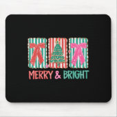 Retro Preppy Merry And Bright Girly Coquette Chris Muismat (Voorkant)