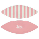 Retro Preppy Sportswear Stripes - Roze Crème American Football (Panelen)