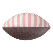 Retro Preppy Sportswear Stripes - Roze Crème American Football (Gedraaid 90)