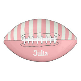 Retro Preppy Sportswear Stripes - Roze Crème American Football