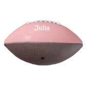 Retro Preppy Sportswear Stripes - Roze Crème American Football (Gedraaid 270)