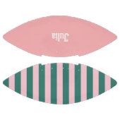 Retro Preppy Sportswear Stripes - Roze Groen American Football (Panelen)