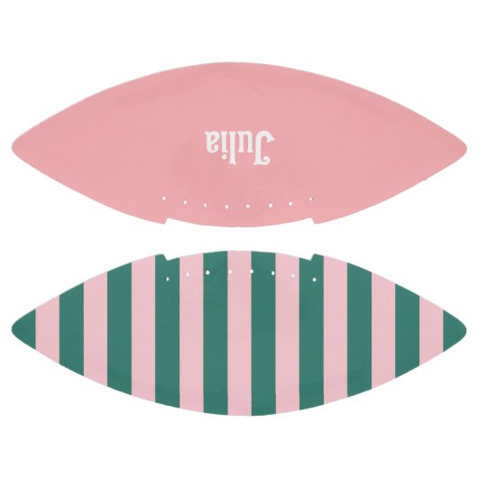 Retro Preppy Sportswear Stripes - Roze Groen American Football (Panelen)